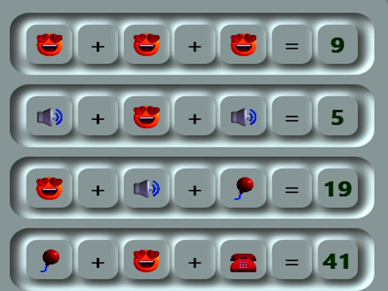 Emoji Math Quiz 🕹️ Main secara dalam talian di SGameS