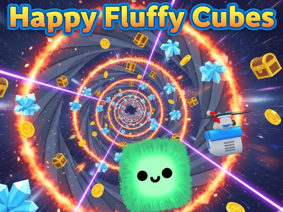 Happy Fluffy Cubes 🕹️ Main secara dalam talian di SGameS