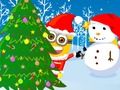 Permainan Minion Peperangan Bola Salji Krismas  talian