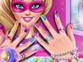 Permainan Superhero anak patung manicure  talian
