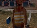 Permainan Warrior vs Zombies talian