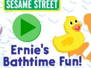 Permainan 123 Sesame Street: Ernie's Bathtime Fun talian