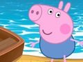 Permainan Piggy mencari jalan laut talian