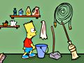 Permainan Bart Simpson melihat  talian