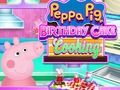 Permainan Memasak Kek Hari Lahir Peppa Babi  talian