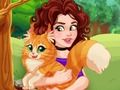 Permainan Olivia menjinakkan seekor kucing  talian