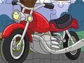Permainan Puzzel Motosikal Kartun talian