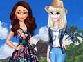 Permainan Darat lwn Laut: Moana lwn Elsa  talian