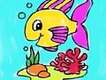 Permainan Buku mewarna ikan  talian
