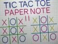 Permainan Tic Tac Toe Nota Kertas II talian