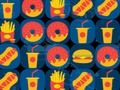 Permainan Perlawanan makanan segera 3  talian