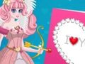 Permainan Cupid comel sedang bersiap untuk Hari Valentine talian