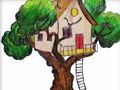 Permainan Buku Mewarna Rumah Pokok talian