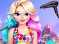 Permainan Gaya Rambut Neon Eliza  talian