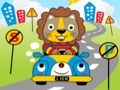 Permainan Haiwan Memandu Jigsaw  talian
