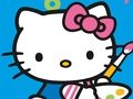 Permainan Warnakan Mengikut Nombor Dengan Hello Kitty  talian