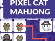 Permainan Kucing Pixel mahjong  talian