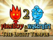 Permainan Fireboy dan Watergirl 2 di Kuil Cahaya talian