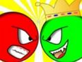 Permainan Bola merah lawan raja hijau  talian