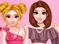 Permainan Berpakaian Top Ruffle Crop yang bergaya  talian