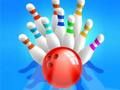Permainan Bowling memukul 3D talian