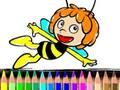 Permainan Kembali Ke Sekolah Buku Mewarna Maja the Bee  talian