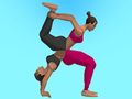 Permainan Yoga pasangan  talian
