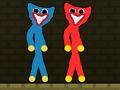 Permainan Huggy Stickman Merah dan Biru  talian