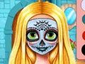 Permainan Tampalan wajah Halloween adik talian