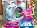 Permainan Ibu mencuci baju talian
