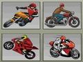 Permainan Ingatan motosikal perlumbaan talian