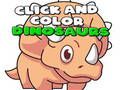 Permainan Klik Dan Warna Dinosaur  talian