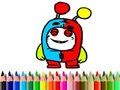 Permainan Kembali ke Sekolah: Buku Mewarna OddBods  talian