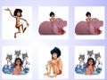 Permainan Padanan kad memori Mowgli  talian