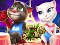 Permainan Talking Tom dan Angela Coloring  talian