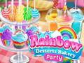 Permainan Pesta Bakery Pencuci mulut Rainbow talian