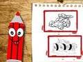 Permainan Buku Mewarna Kereta Kembali Ke Sekolah  talian