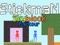 Permainan Stickman Skyblock Parkour talian