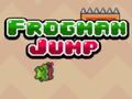 Permainan Frogman melompat talian