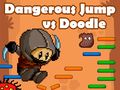 Permainan Lompat Berbahaya lwn Doodle  talian