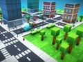 Permainan Pixel City Runner 3D talian