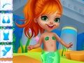 Permainan Boneka Kertas Mermaid berpakaian talian