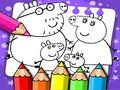 Permainan Buku Mewarna Babi Peppa  talian
