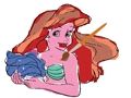 Permainan 4GameGround Mewarnai Little Mermaid  talian