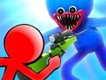 Permainan Stickman melawan Huggy Wuggy talian