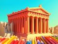 Permainan Buku Mewarna: Kuil Parthenon  talian