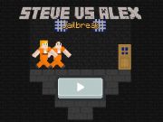 Permainan Steve lwn Alex Jailbreak  talian