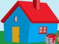 Permainan Buku Mewarna: Rumah  talian