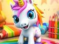 Permainan Buku Mewarna: Unicorn  talian