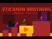Permainan Stickman Brothers Nether Parkour talian